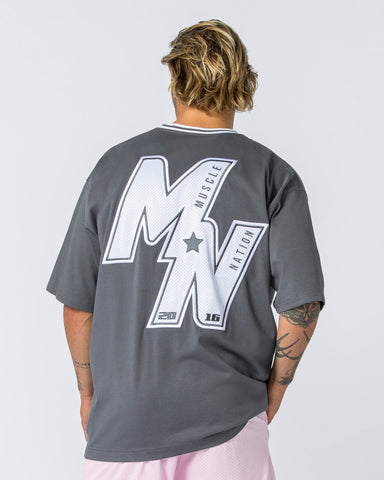 Muscle Nation T-Shirts Throwback Oversized Tee - Tornado