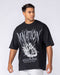 Muscle Nation T-Shirts Unchained Oversized Tee - Black