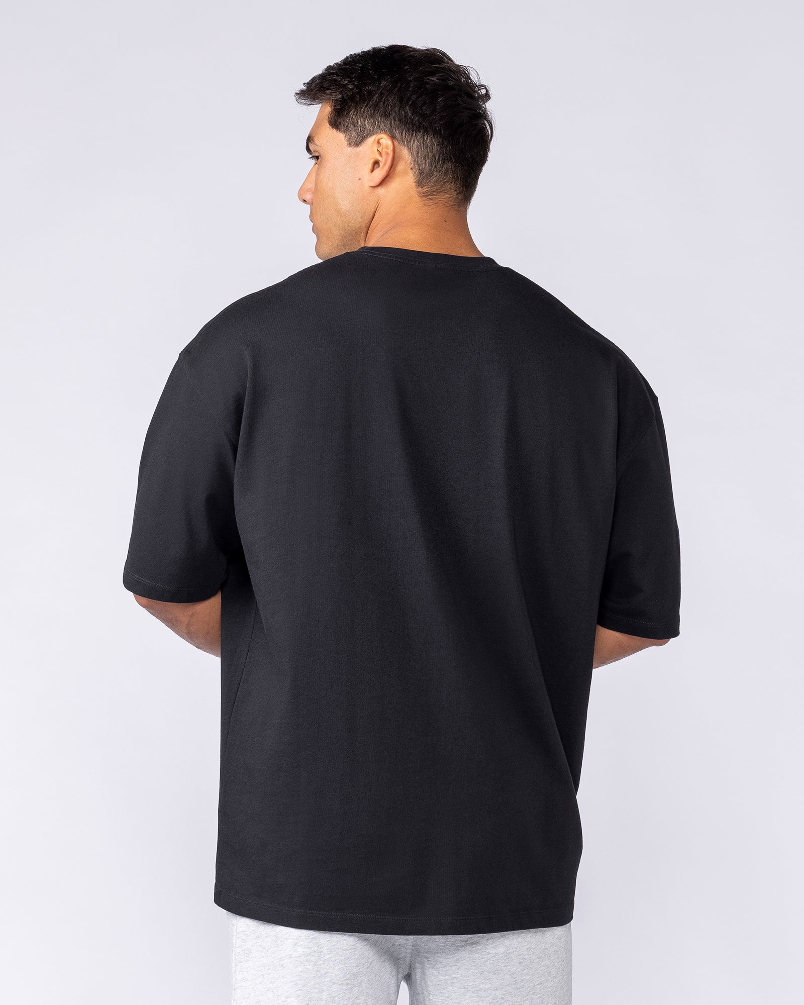 Muscle Nation T-Shirts Unchained Oversized Tee - Black