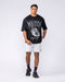 Muscle Nation T-Shirts Unchained Oversized Tee - Black