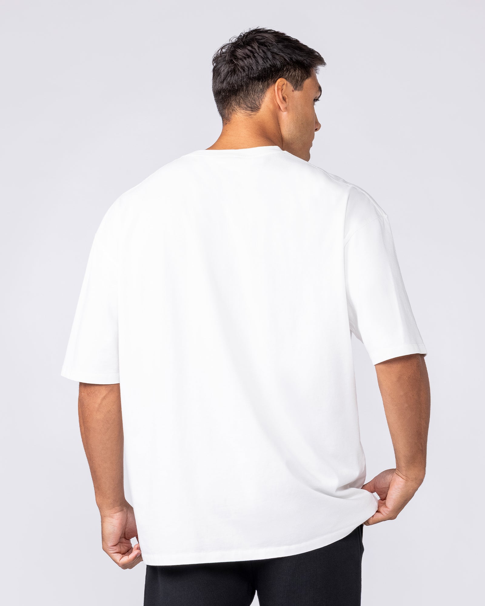 Muscle Nation T-Shirts Unchained Oversized Tee - White