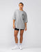 Muscle Nation T-Shirts Undefeated Oversized Tee - Grey Marl