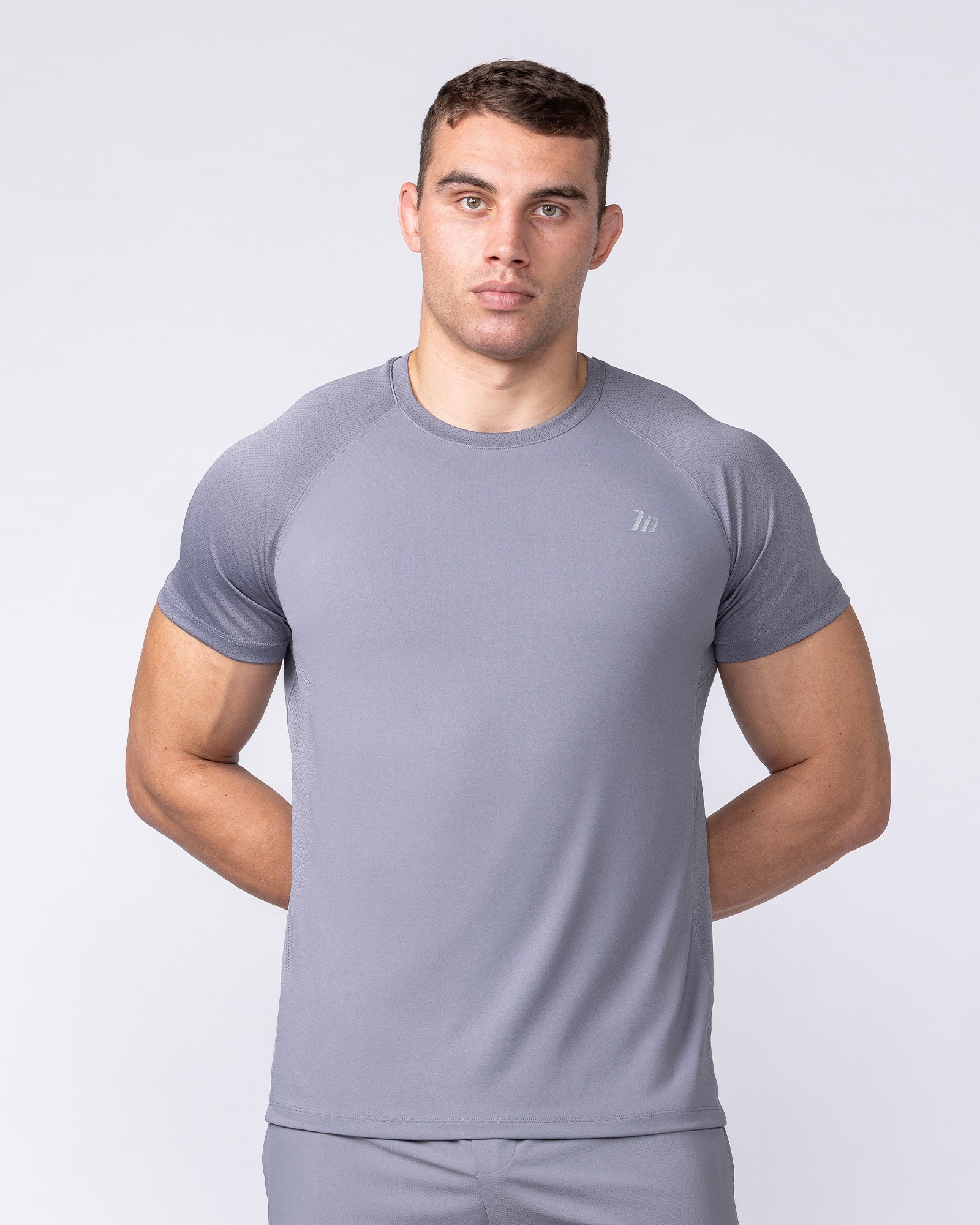 Muscle Nation T-Shirts Ventilation Tee - Cement