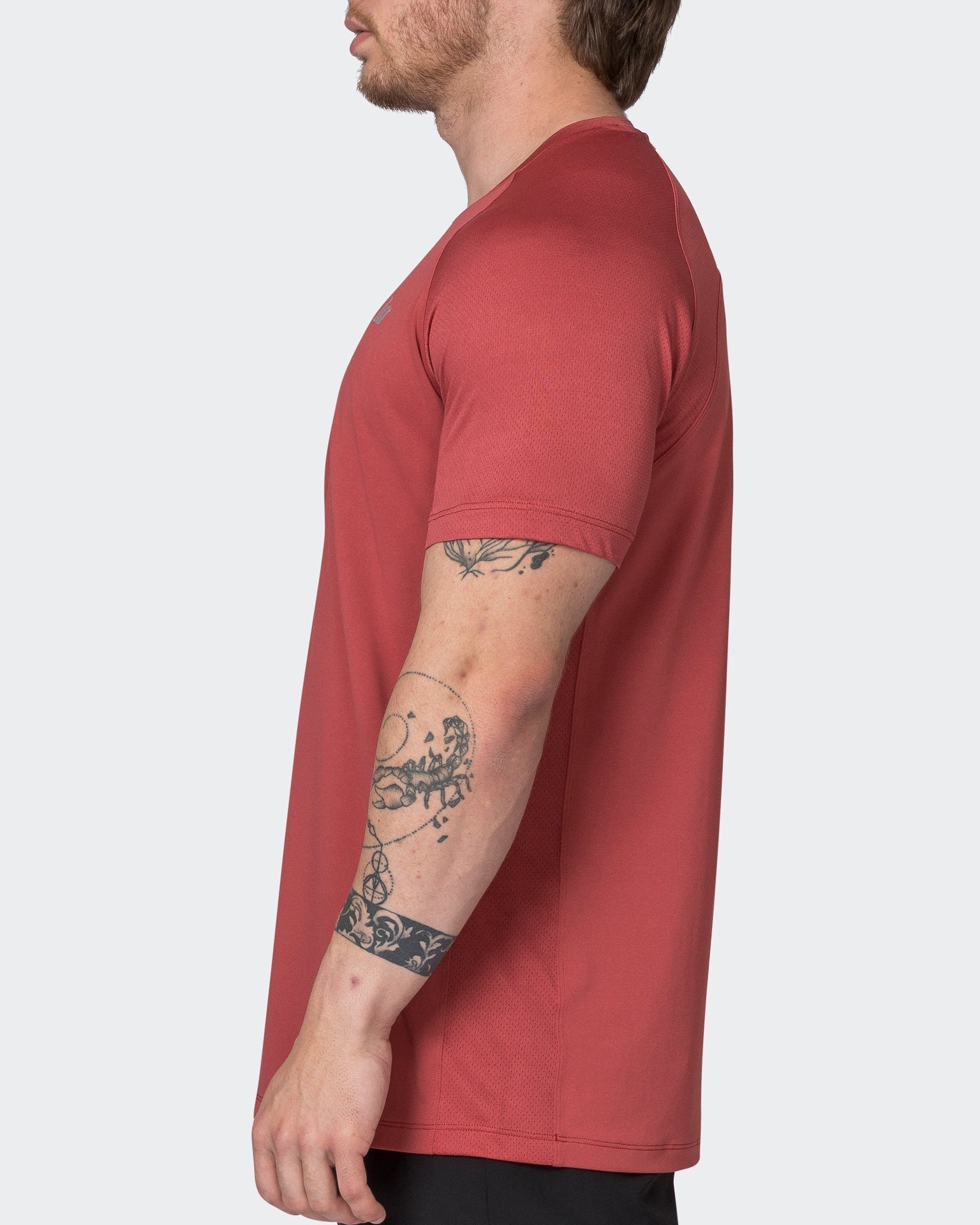 Muscle Nation T-Shirts Ventilation Tee - Dusty Red