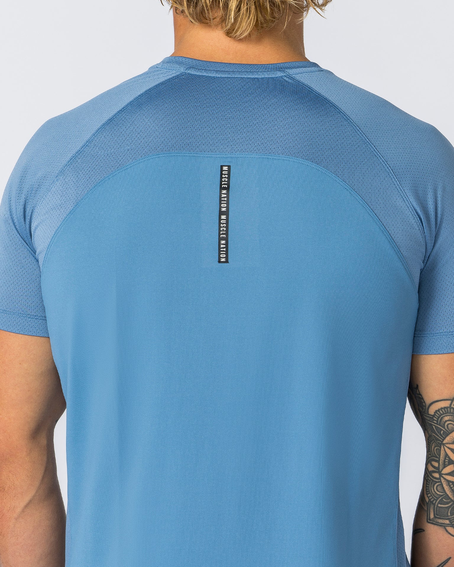 Muscle Nation T-Shirts Ventilation Tee - Elemental Blue