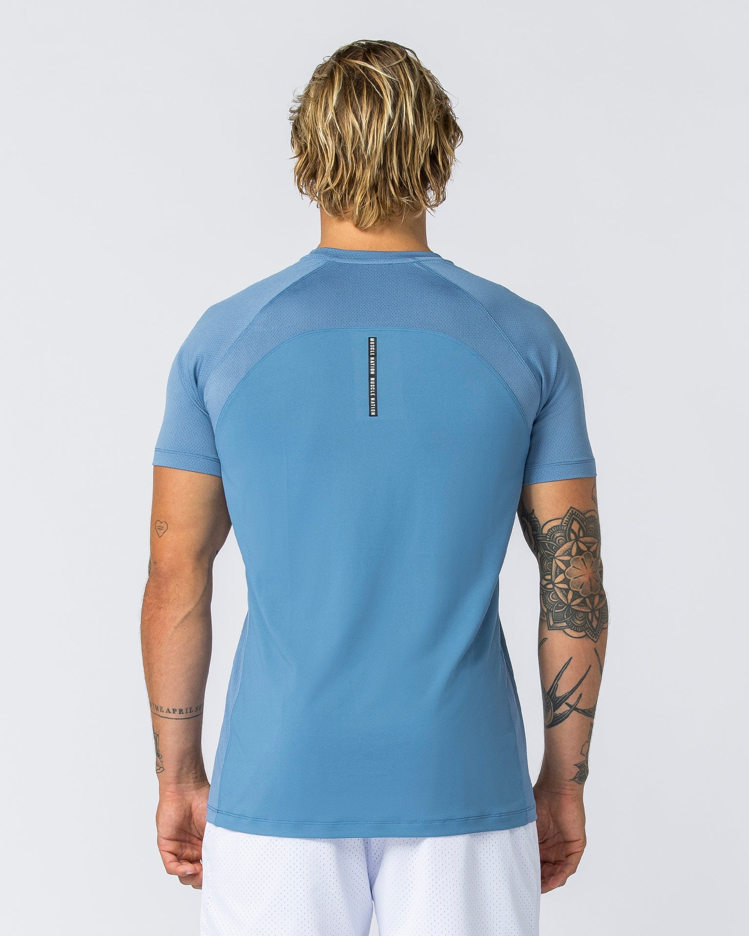 Muscle Nation T-Shirts Ventilation Tee - Elemental Blue