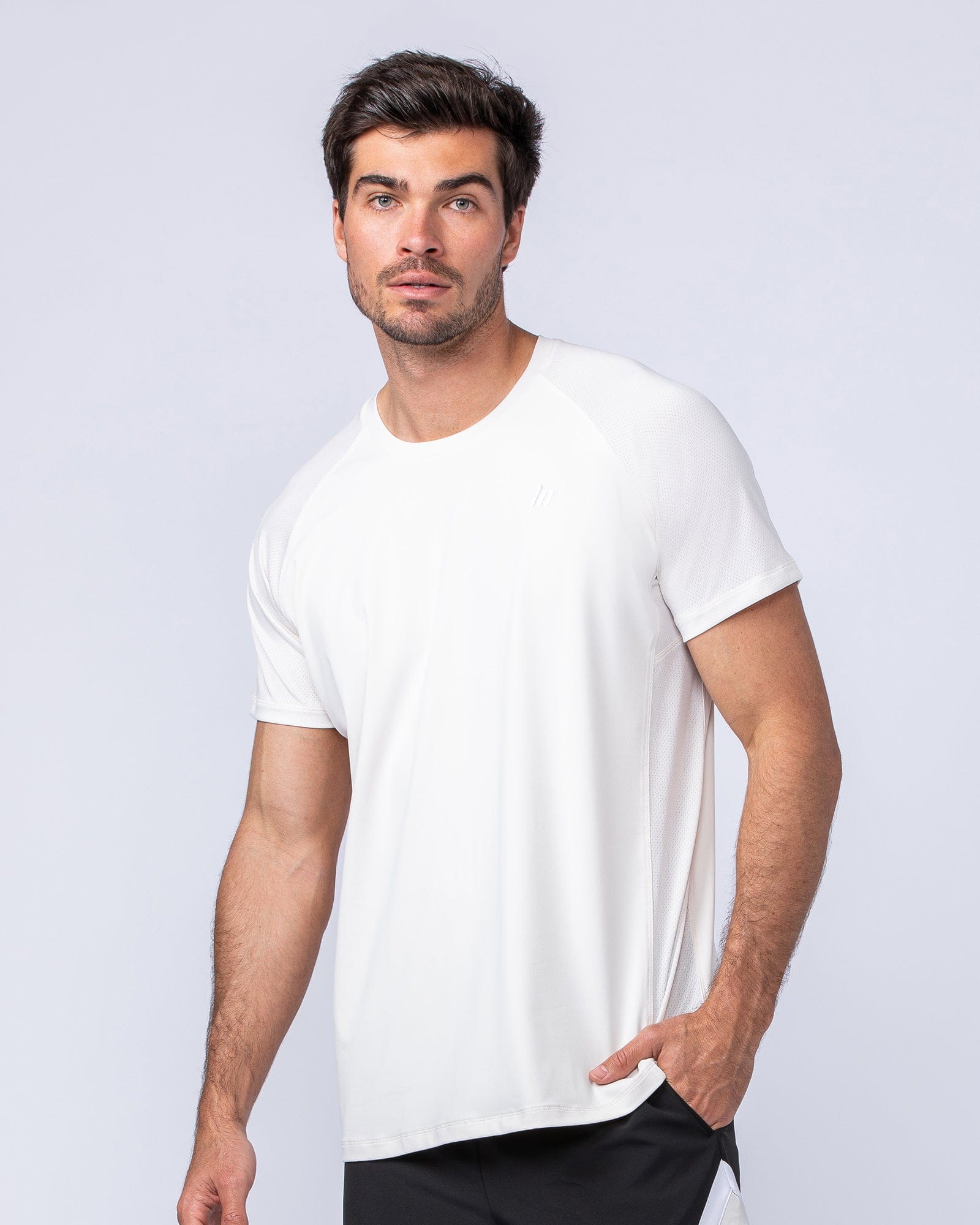 Muscle Nation T-Shirts Ventilation Tee - Travertine