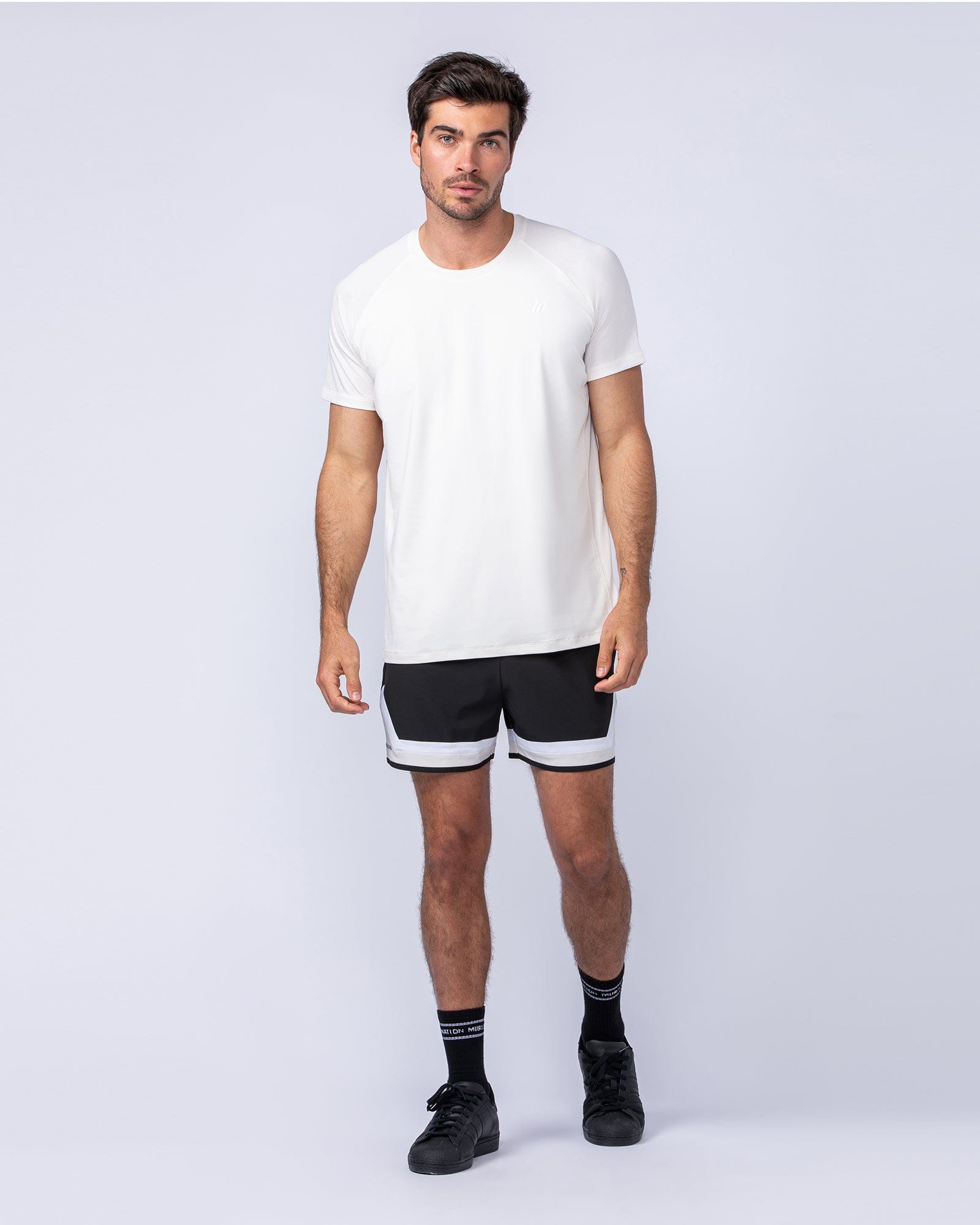 Muscle Nation T-Shirts Ventilation Tee - Travertine