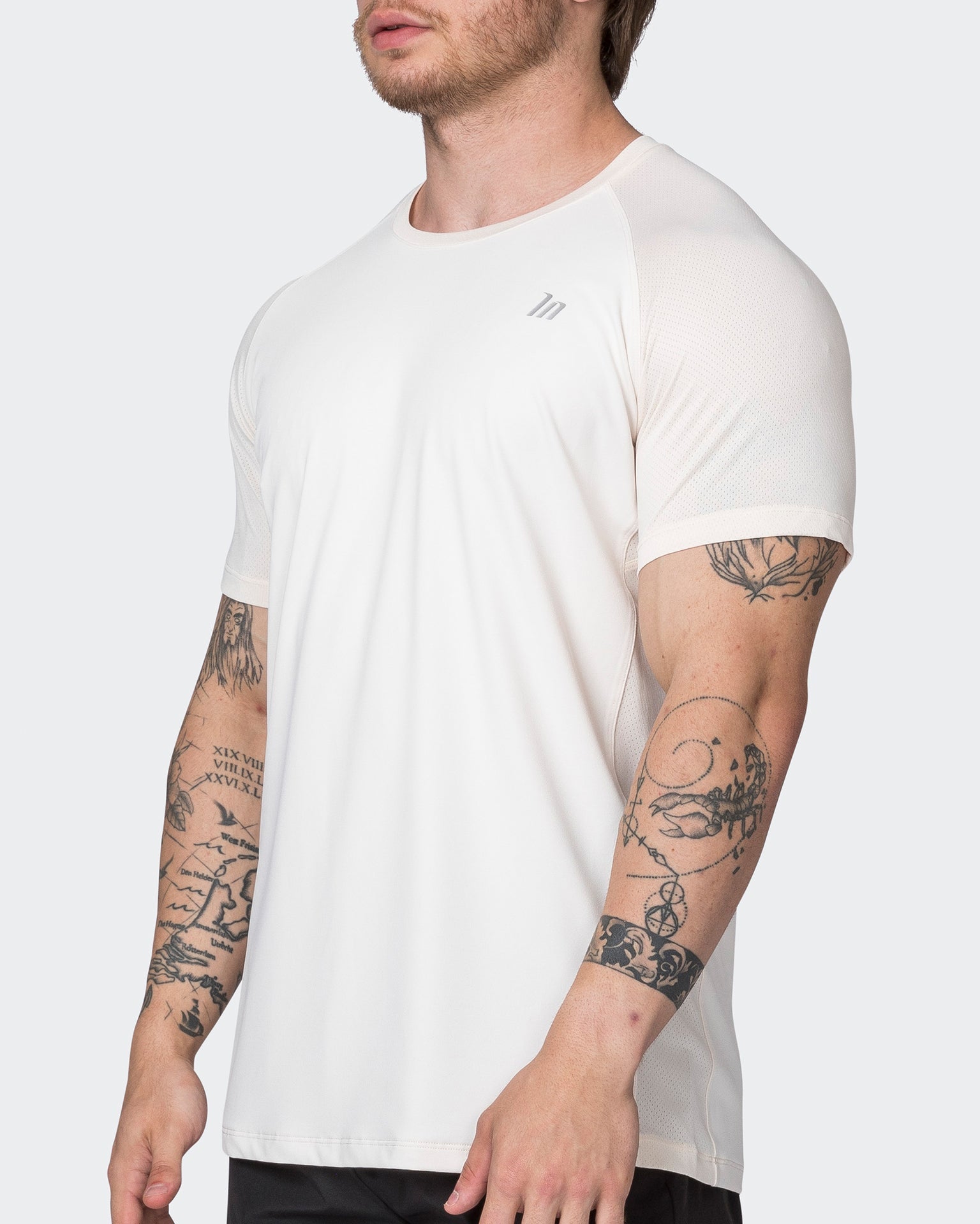 Muscle Nation T-Shirts Ventilation Tee - Travertine