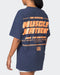 Muscle Nation T-Shirts Womens Reset Oversized Midweight Tee - Spellbound