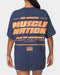 Muscle Nation T-Shirts Womens Reset Oversized Midweight Tee - Spellbound