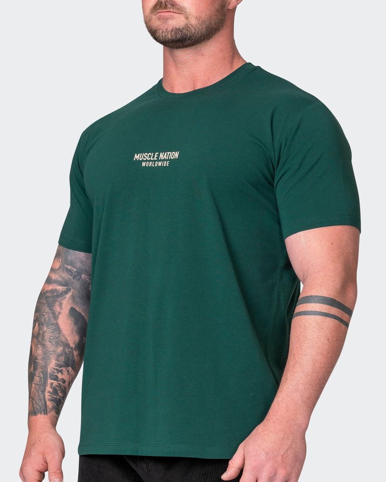 Muscle Nation T-Shirts Worldwide Condition Tee - Sporting Green