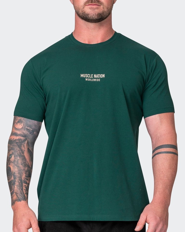 Muscle Nation T-Shirts Worldwide Condition Tee - Sporting Green