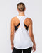 Muscle Nation Tank Classic Training Tank - White