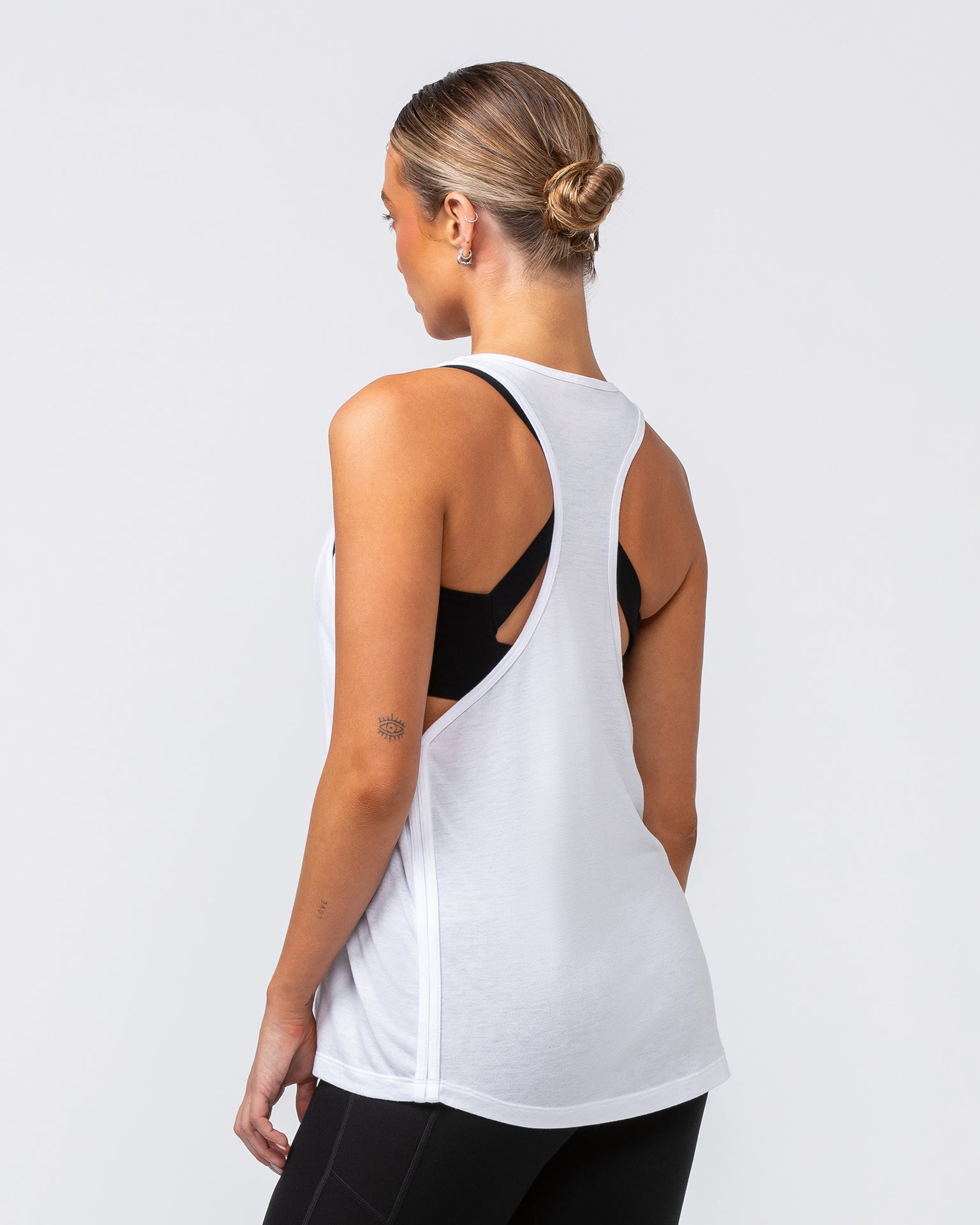 Muscle Nation Tank Classic Training Tank - White