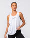 Muscle Nation Tank Classic Training Tank - White
