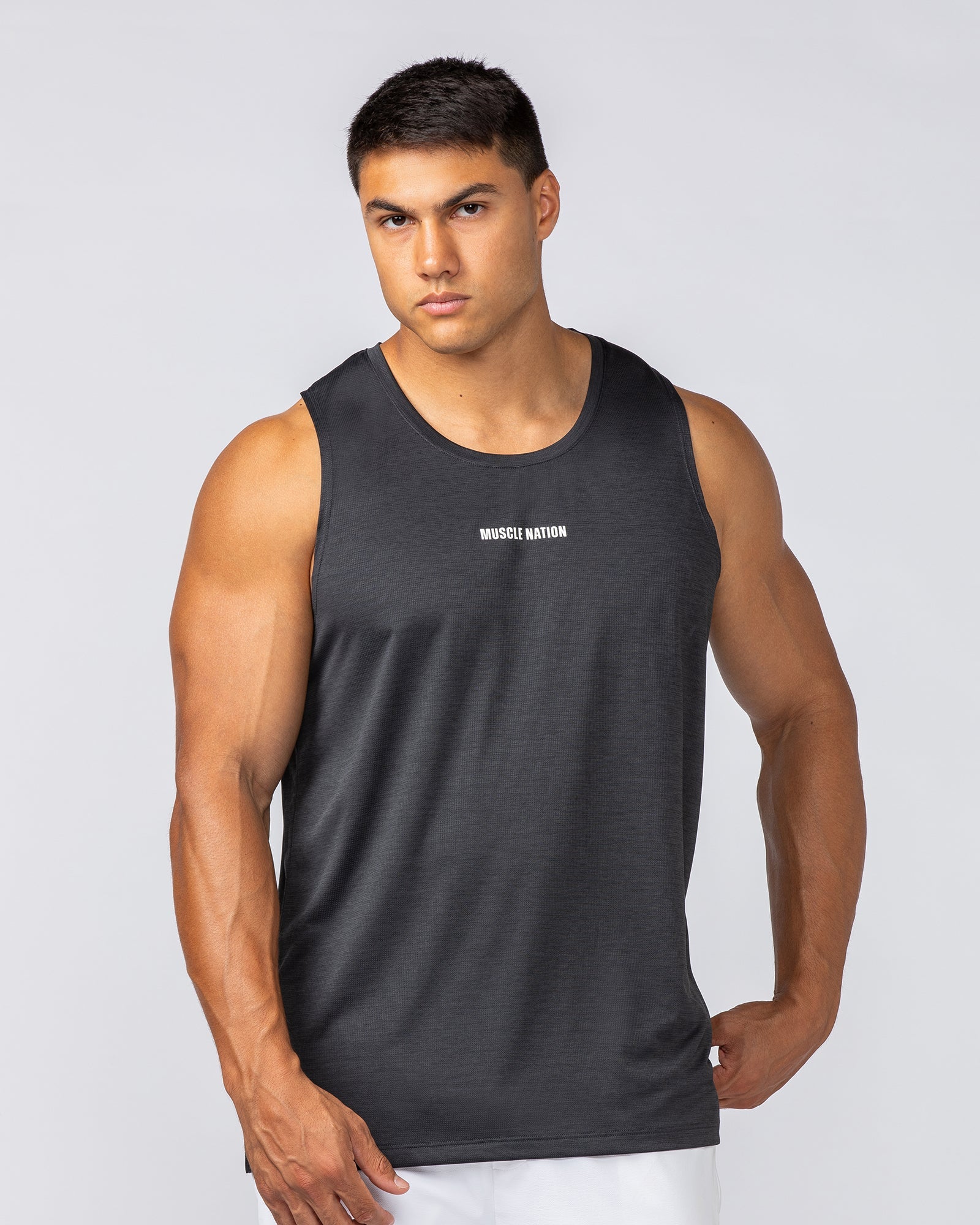 Muscle Nation Tank Tops Aero Active Tank - Black