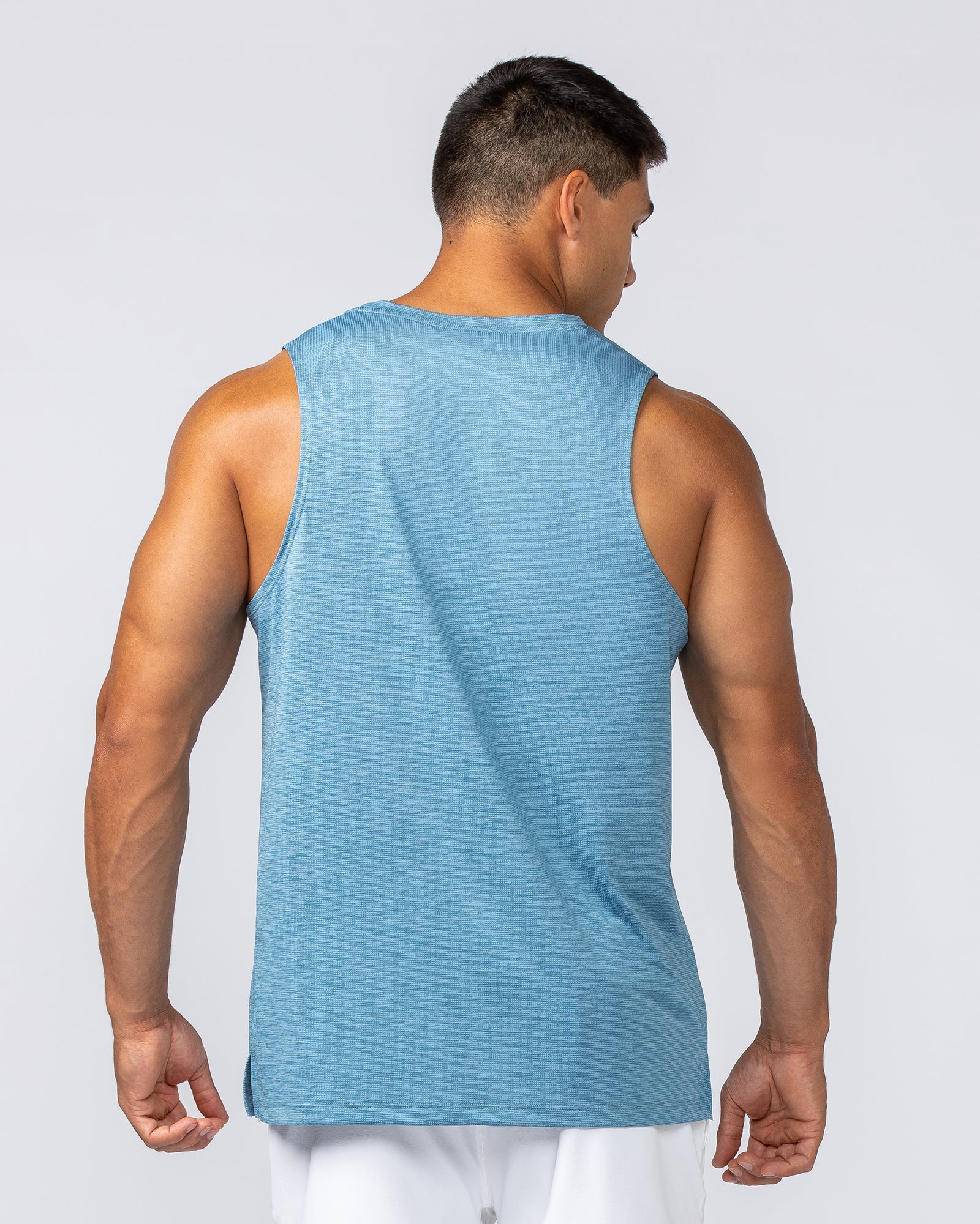 Muscle Nation Tank Tops Aero Active Tank - Pale Thunder