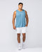Muscle Nation Tank Tops Aero Active Tank - Pale Thunder