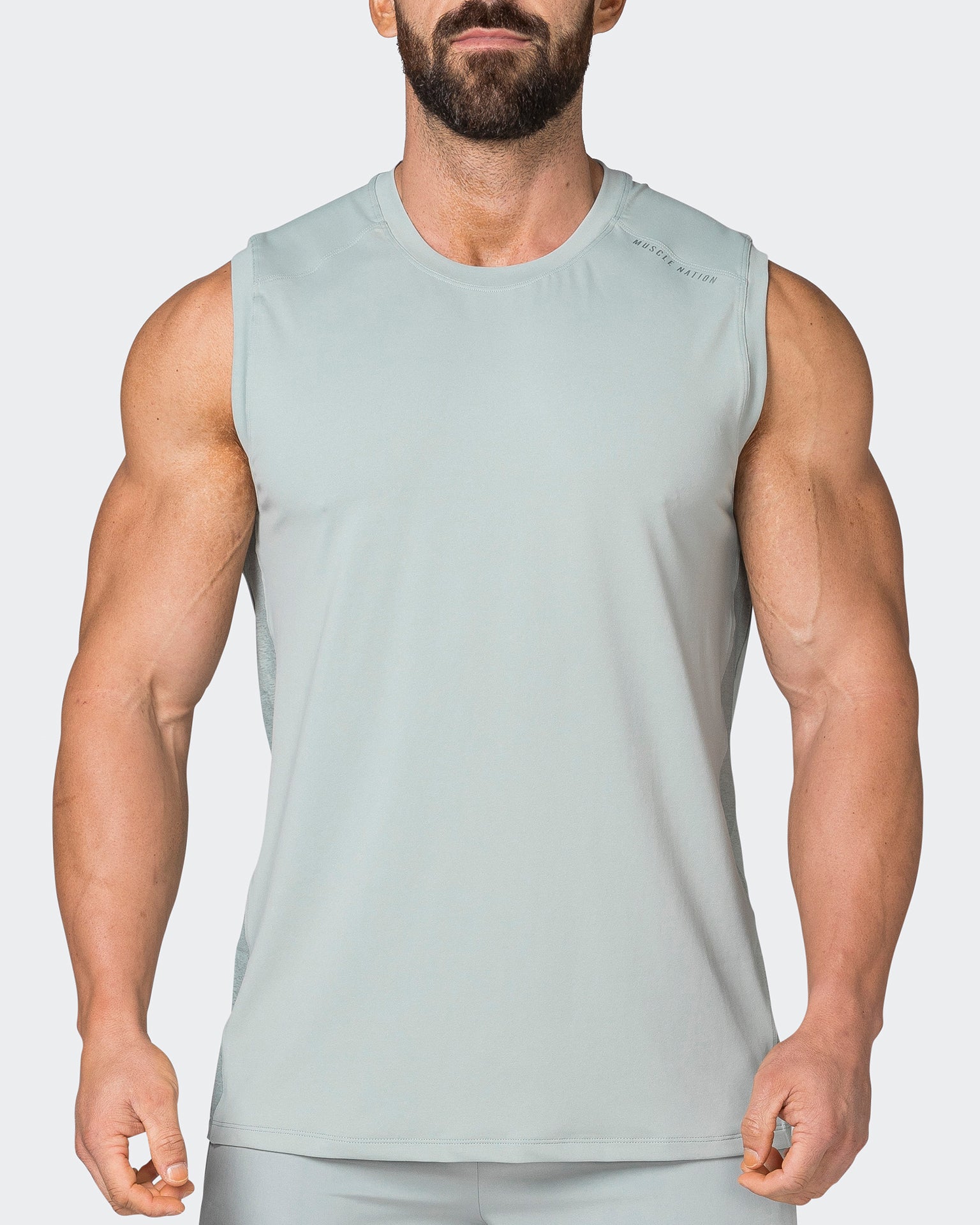 Muscle Nation Tank Tops Copy of Reflective Running Tank - Thunder