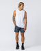 Muscle Nation Tank Tops Ease Drop Arm Heavy Vintage Tank - Washed White