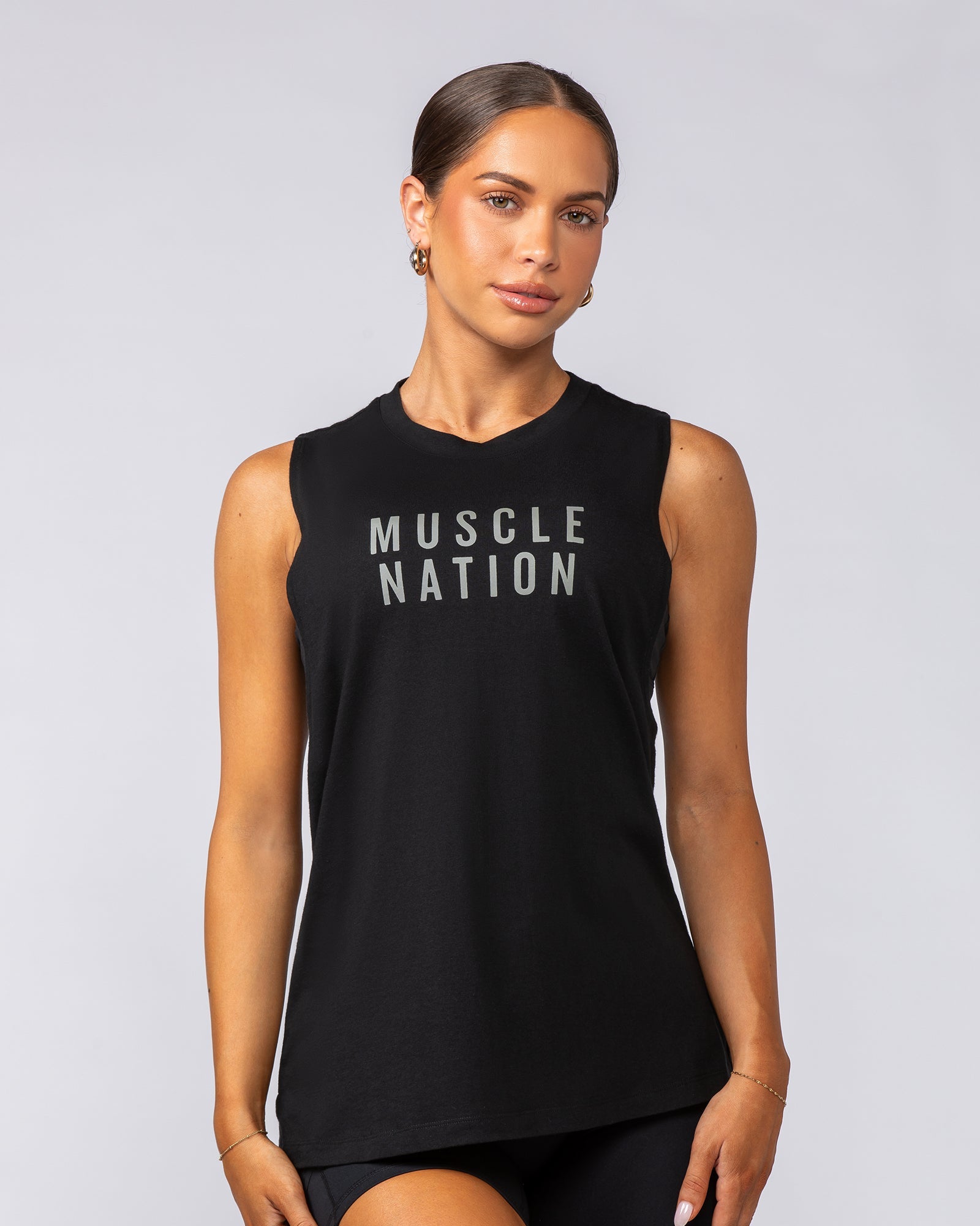 Muscle Nation Tank Tops Essential Training Tank - Black