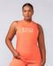 Muscle Nation Tank Tops Essential Training Tank - Hot Coral