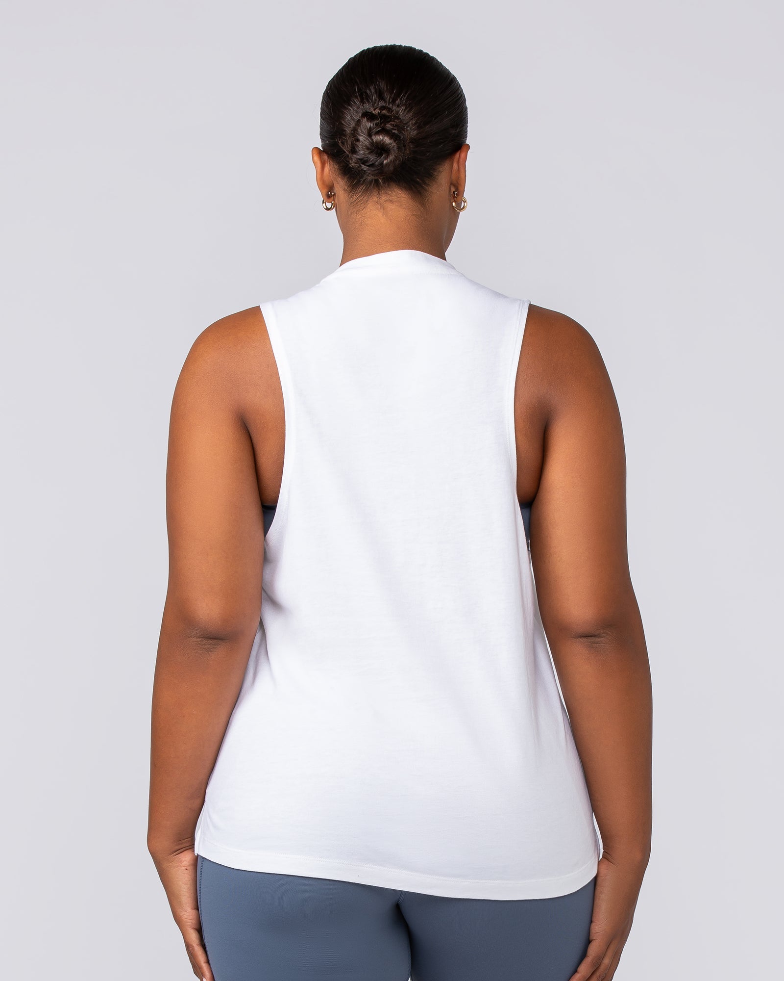 Muscle Nation Tank Tops Essential Training Tank - White
