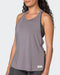 Muscle Nation Tank Tops Faster Gym Tank - Pearl Grey
