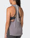 Muscle Nation Tank Tops Faster Gym Tank - Pearl Grey