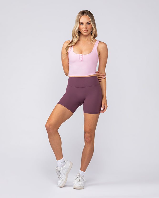 Muscle Nation Tank Tops Flirt Bra Tank - Blossom