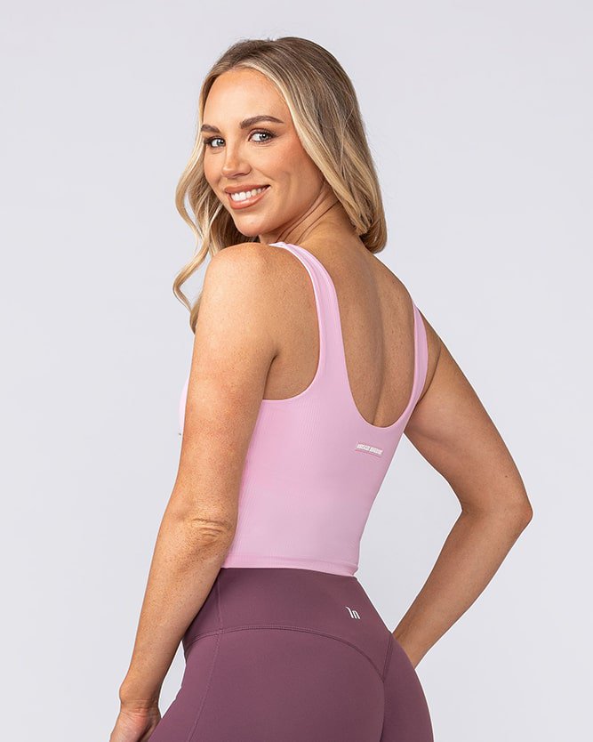 Muscle Nation Tank Tops Flirt Bra Tank - Blossom