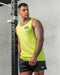 Muscle Nation Tank Tops H Back Tank - Washed Cyber Lime