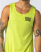 Muscle Nation Tank Tops H Back Tank - Washed Cyber Lime