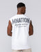 Muscle Nation Tank Tops Heritage Muscle Tank - White