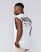 Muscle Nation Tank Tops Heritage Muscle Tank - White