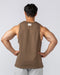 Muscle Nation Tank Tops Lee Lem Loopback Tank - Hazelnut