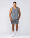 Muscle Nation Tank Tops Lee Lem Loopback Tank - Platinum Grey