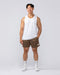 Muscle Nation Tank Tops Lee Lem Loopback Tank - White