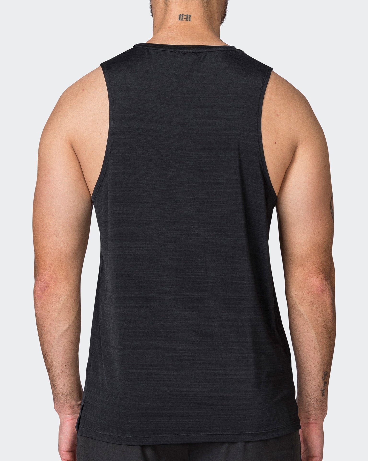 Muscle Nation Tank Tops MN Active Running Tank - Black