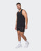 Muscle Nation Tank Tops MN Active Running Tank - Black