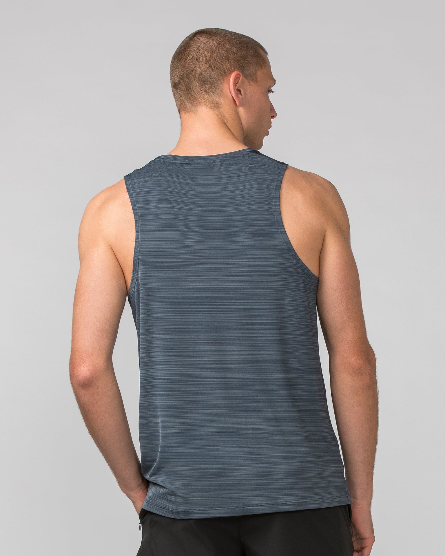 Muscle Nation Tank Tops MN Active Running Tank - Thunder