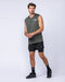 Muscle Nation Tank Tops Relaxed Active Tank - Dark Khaki
