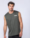 Muscle Nation Tank Tops Relaxed Active Tank - Dark Khaki