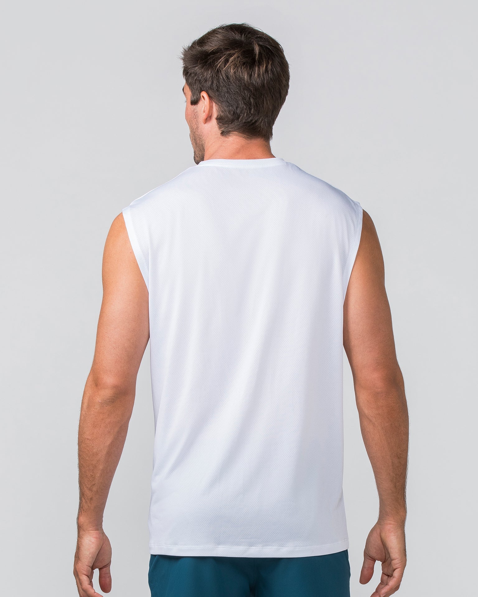Muscle Nation Tank Tops Relaxed Active Tank - White