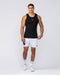 Muscle Nation Tank Tops Rib Fitted Training Tank - Black