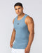 Muscle Nation Tank Tops Rib Fitted Training Tank - Pale Thunder