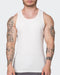 Muscle Nation Tank Tops Rib Fitted Training Tank - Travertine
