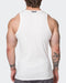 Muscle Nation Tank Tops Rib Fitted Training Tank - Travertine