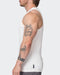 Muscle Nation Tank Tops Rib Fitted Training Tank - Travertine